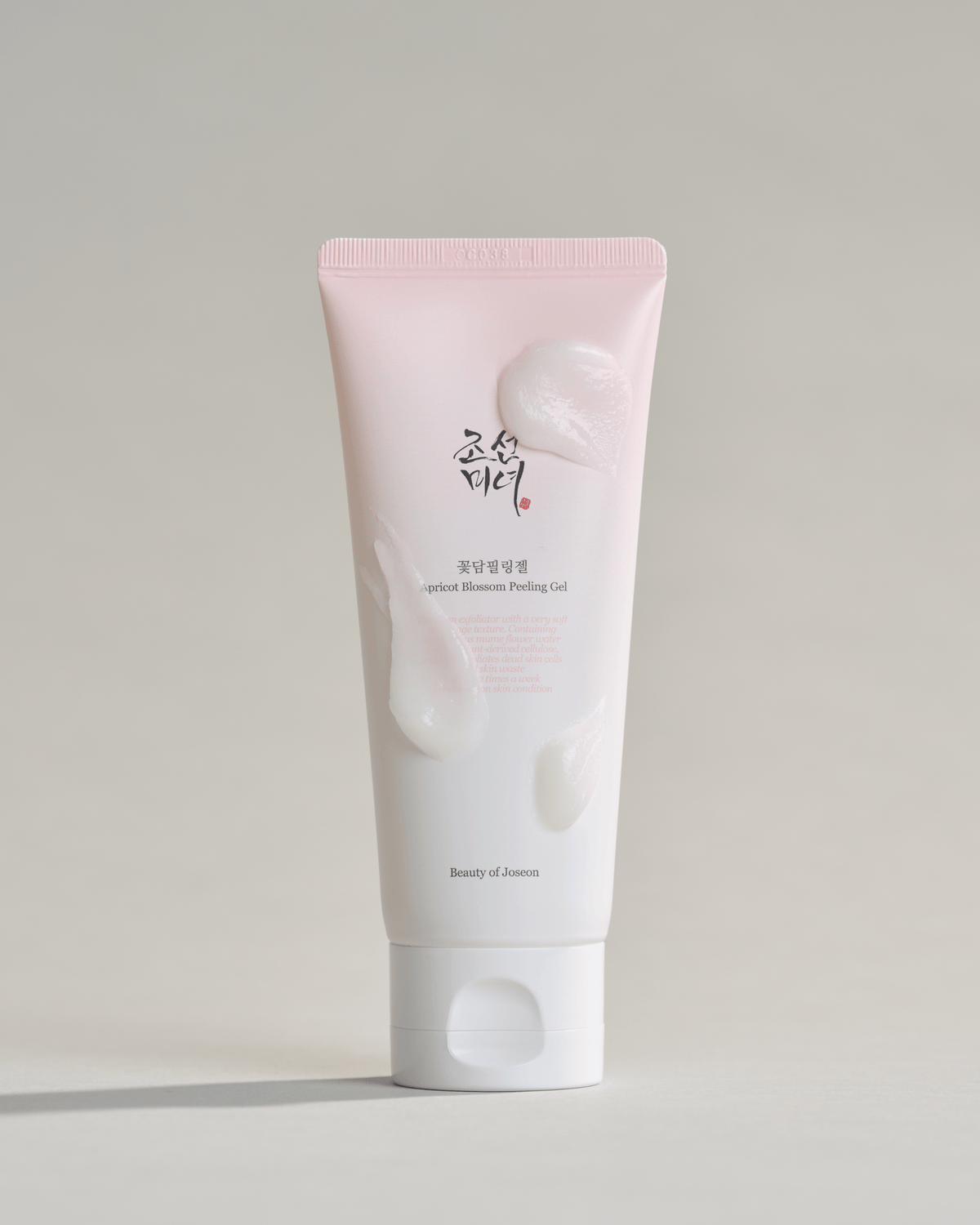 Textura e modo de uso do Beauty of Joseon Apricot Blossom Peeling Gel