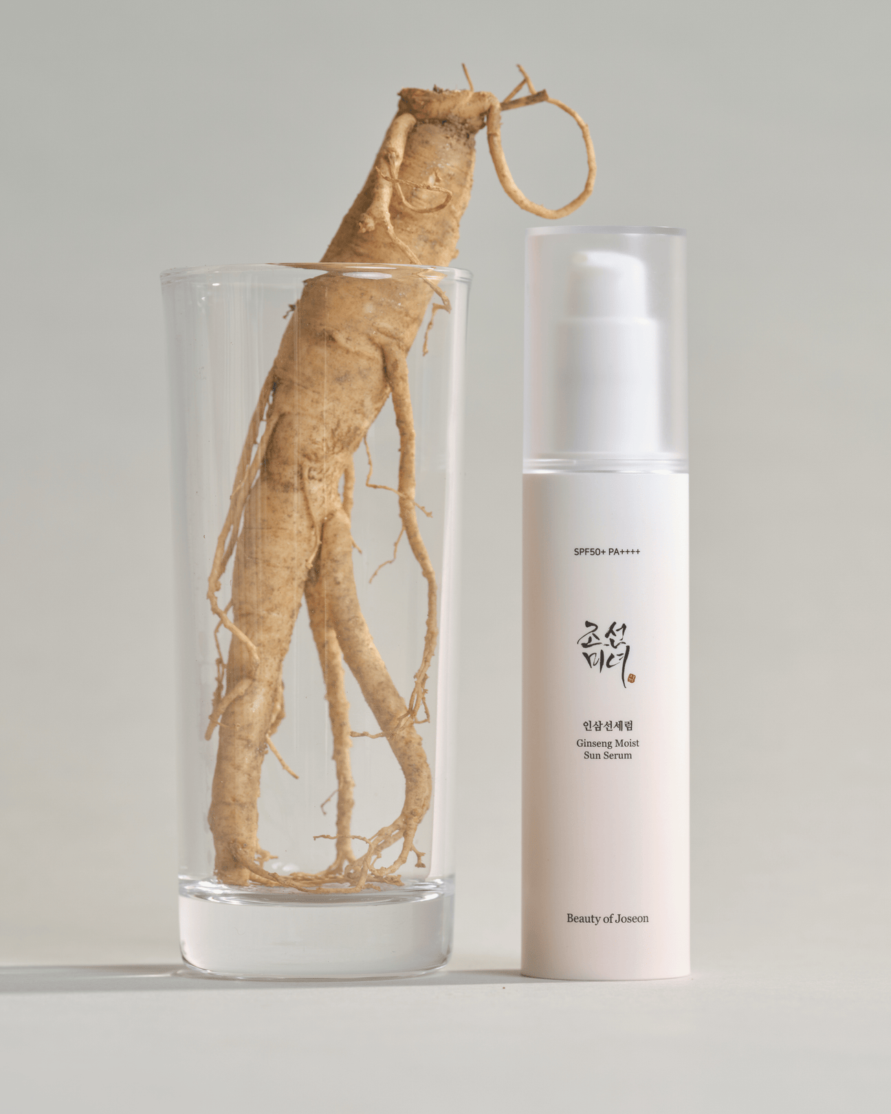 Textura leve do Beauty of Joseon Ginseng Moist Sun Serum